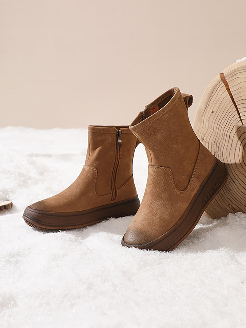 Chic Orthopedic Boots with Unique Design