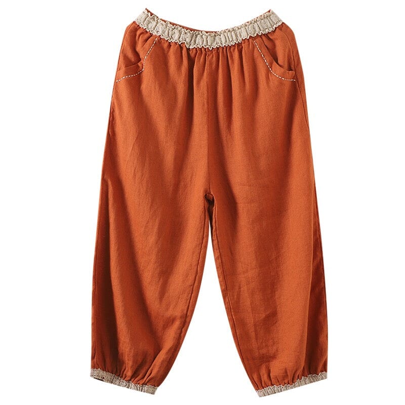 A Vintage Style Pants with Delicate Timeless Details