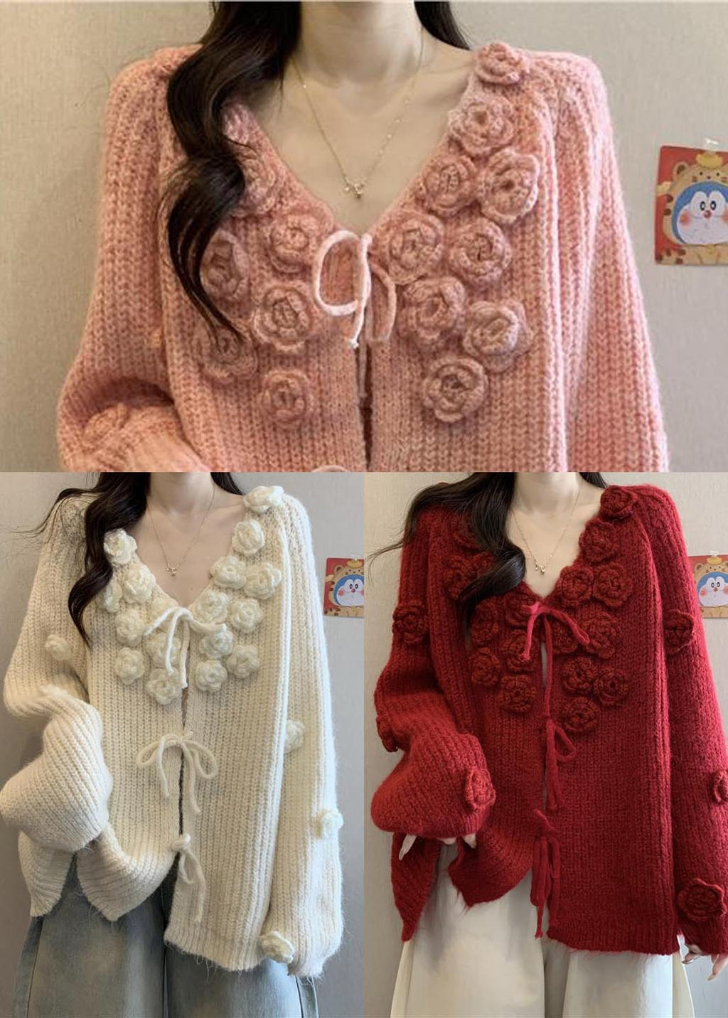 Classic Vintage Cardigan with a Flattering Fit