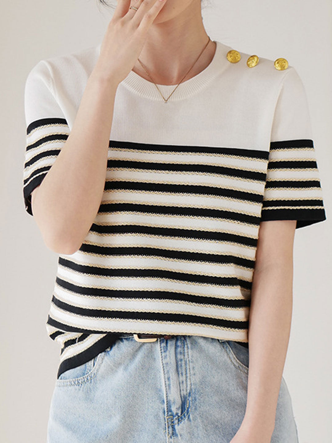 Sophisticated Top with a Clean Classic Look