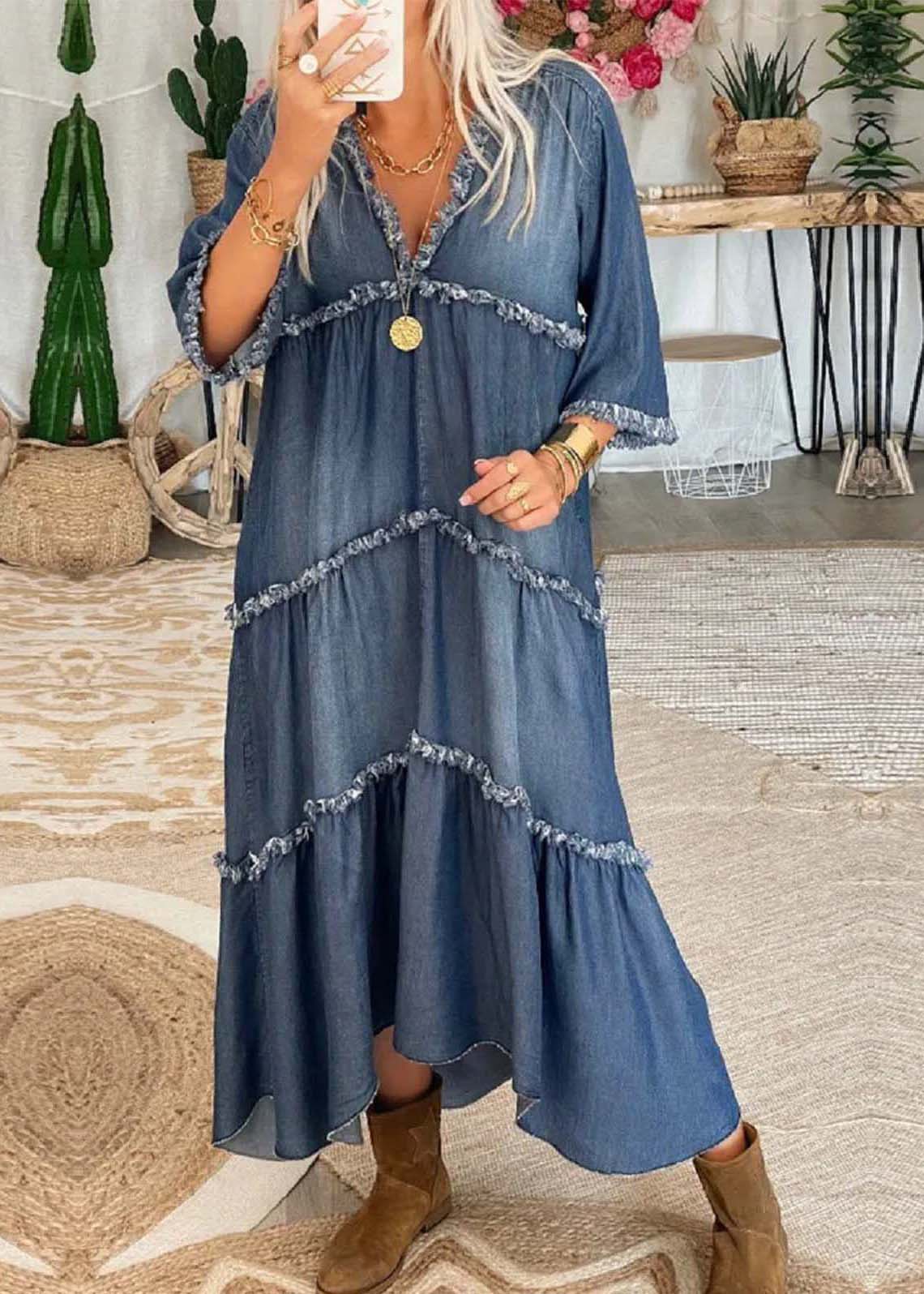 A Vintage Style Dress with Delicate Timeless Details