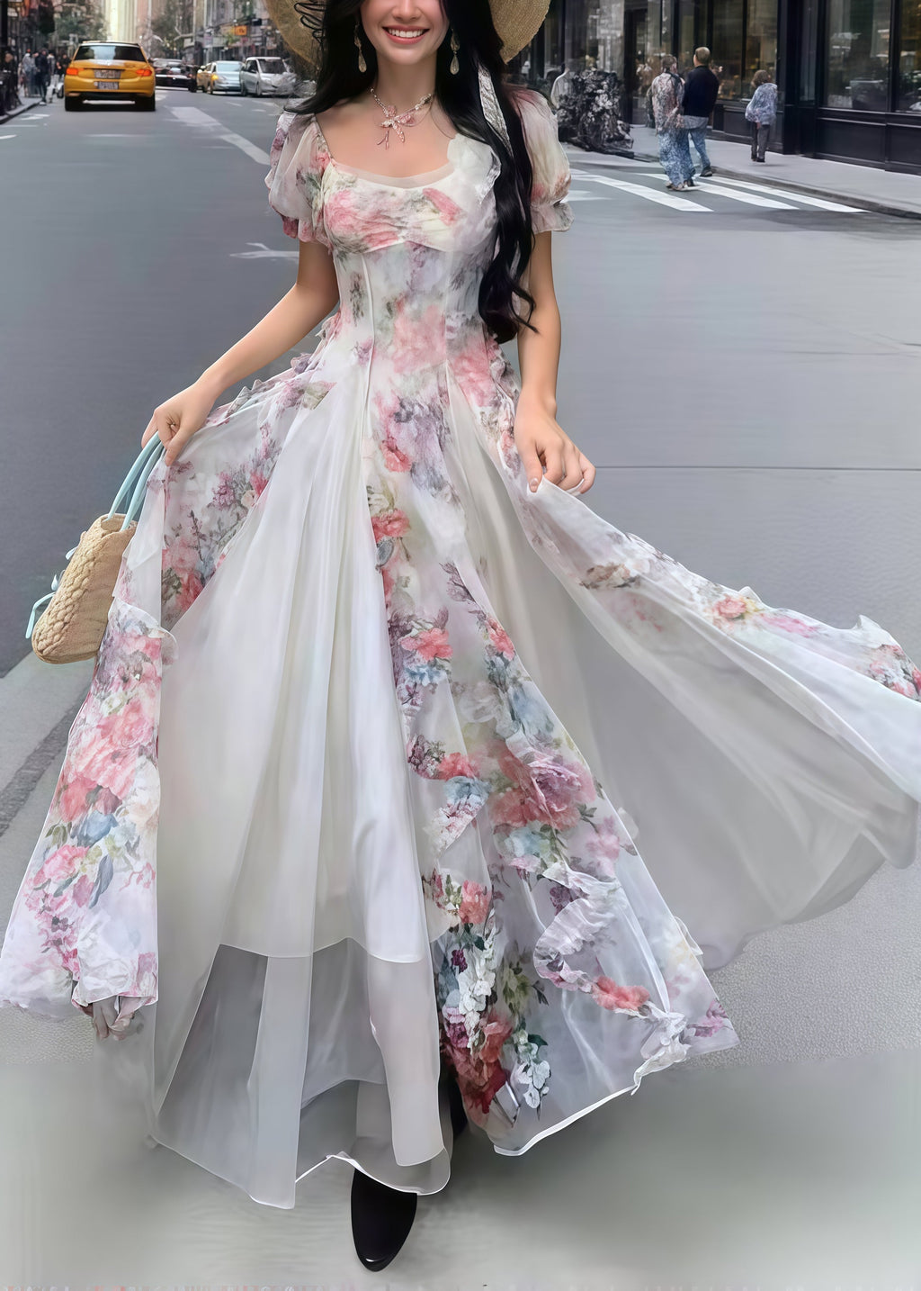 A Vintage Style Dress with Delicate Timeless Details