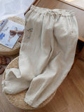 A Vintage Style Pants with Delicate Timeless Details
