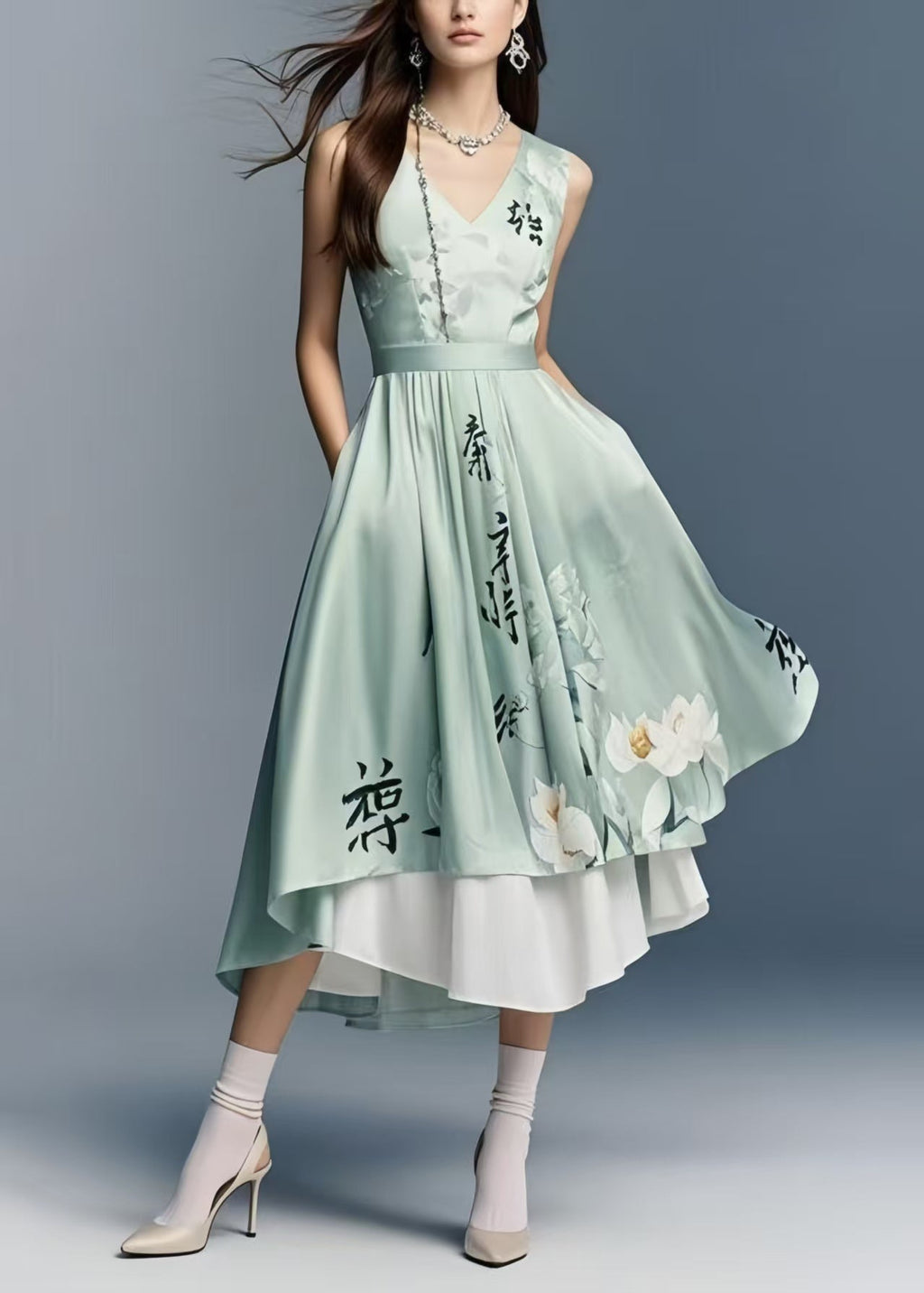 A Vintage Style Dress with Delicate Timeless Details