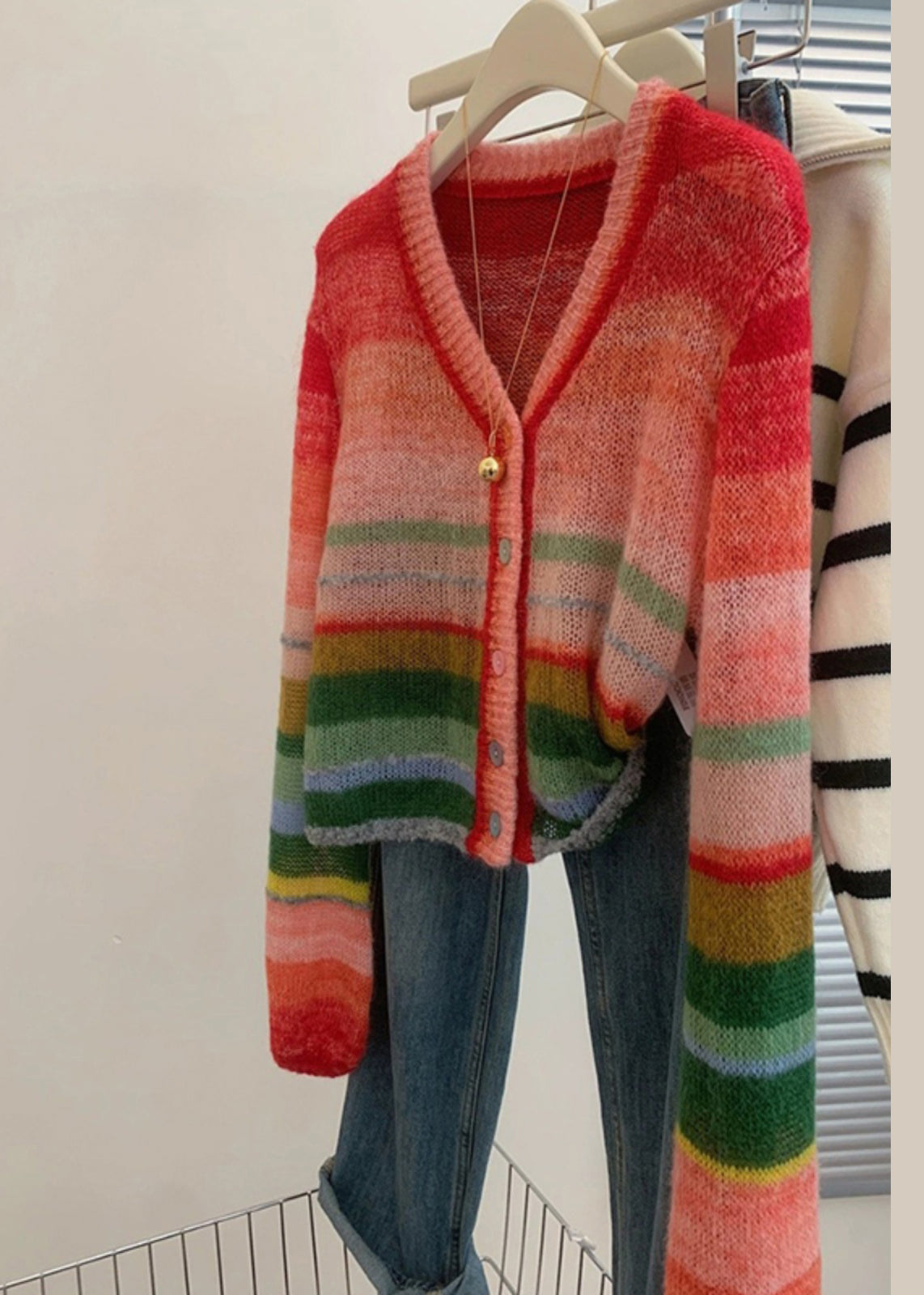 Classic Vintage Cardigan with a Flattering Fit