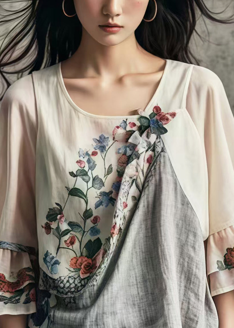 A Vintage Style Blouse with Delicate Timeless Details