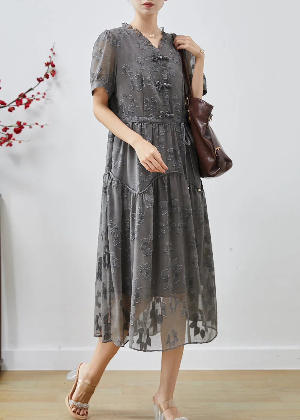 A Vintage Style Dress with Delicate Timeless Details