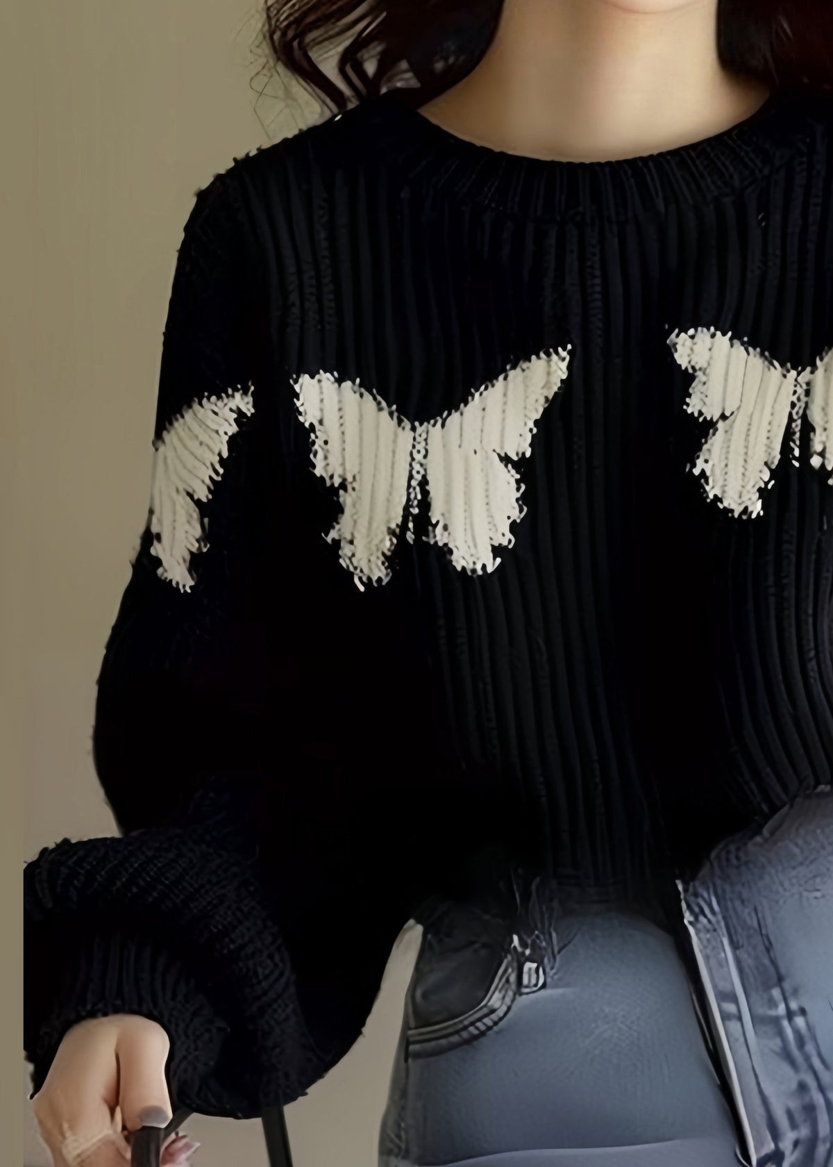 Vintage Inspired Sweater with a Contemporary Edge