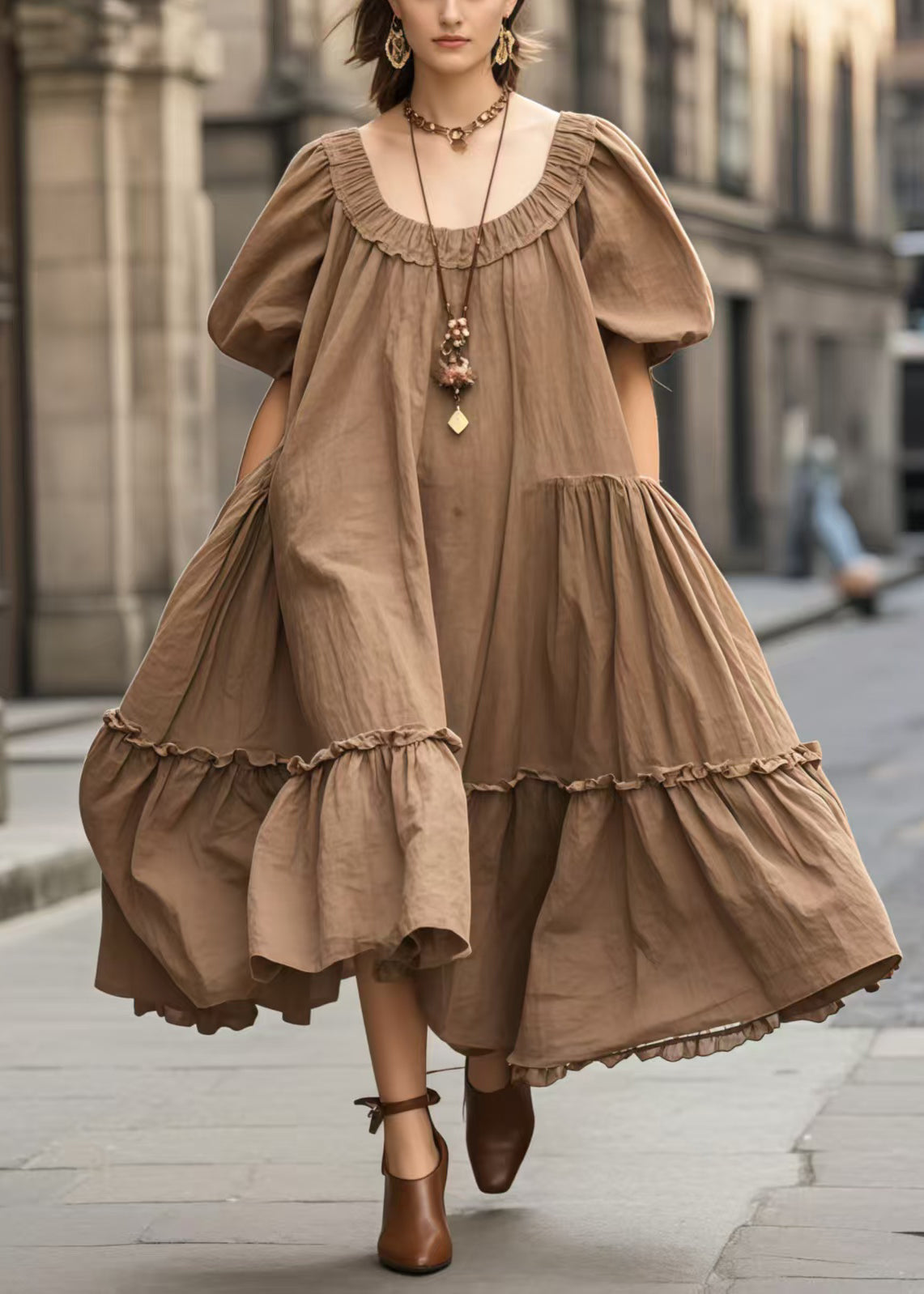 A Vintage Style Dress with Delicate Timeless Details