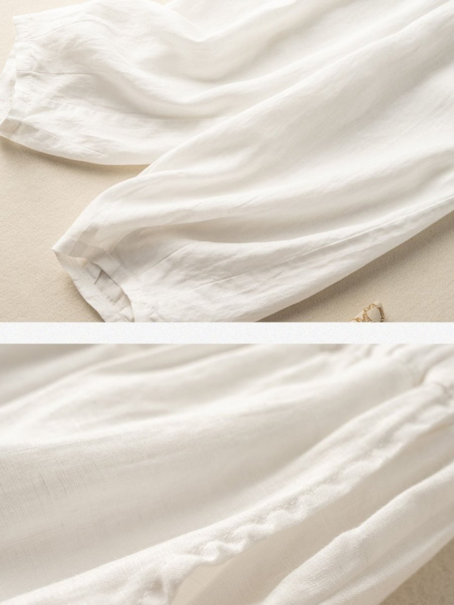 A Vintage Style Pants with Delicate Timeless Details