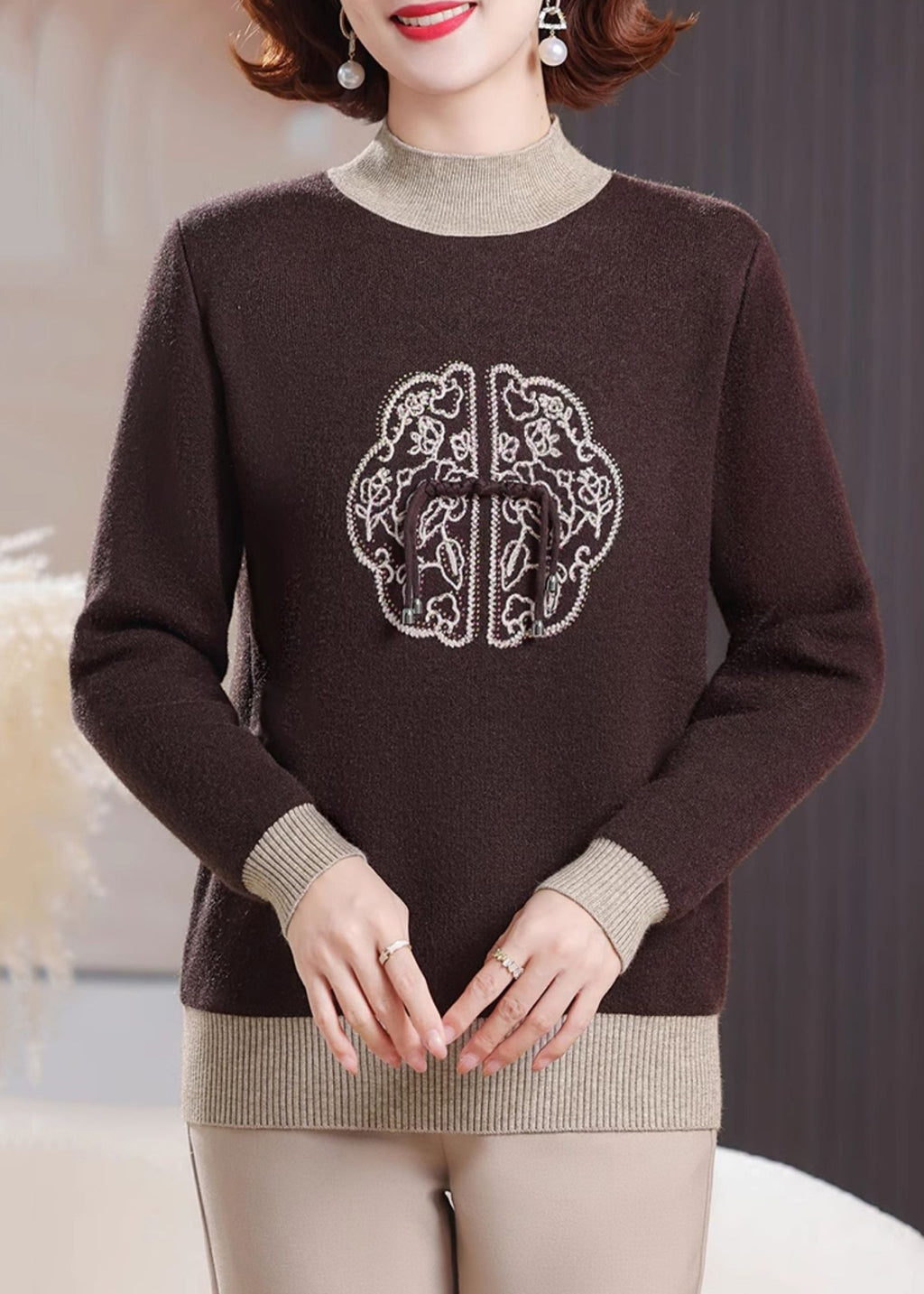 Polished Sweater with an Effortless Classic Look