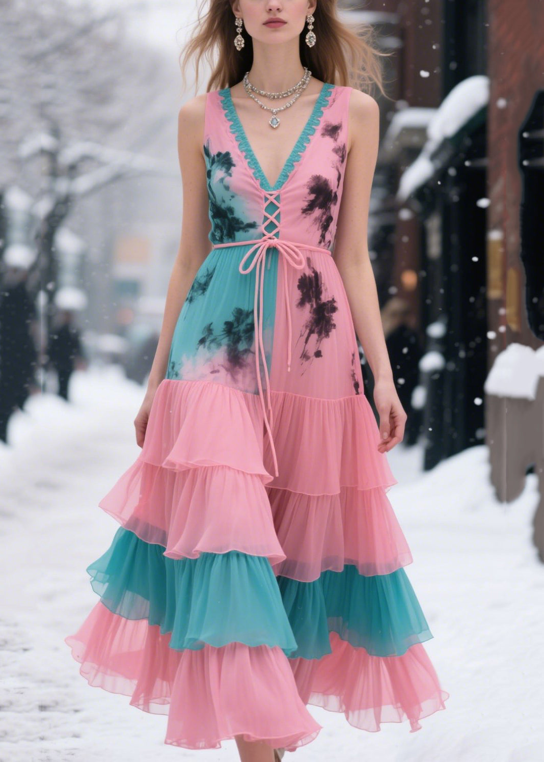 Elegantly Styled Dress for Everyday Wear