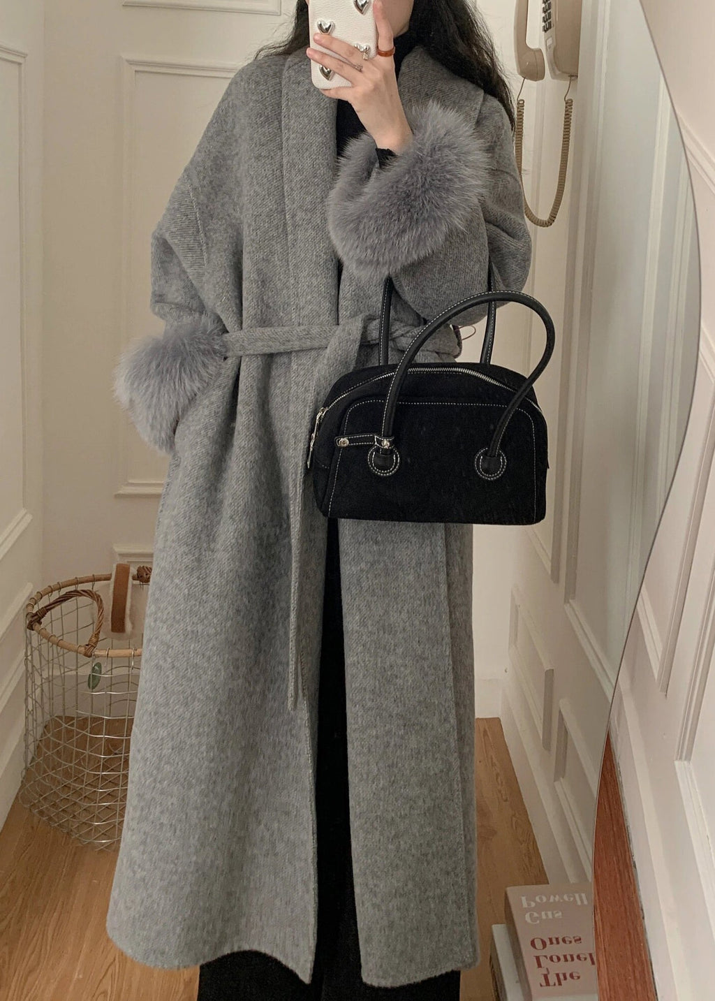 A Vintage Style Coat with Delicate Timeless Details