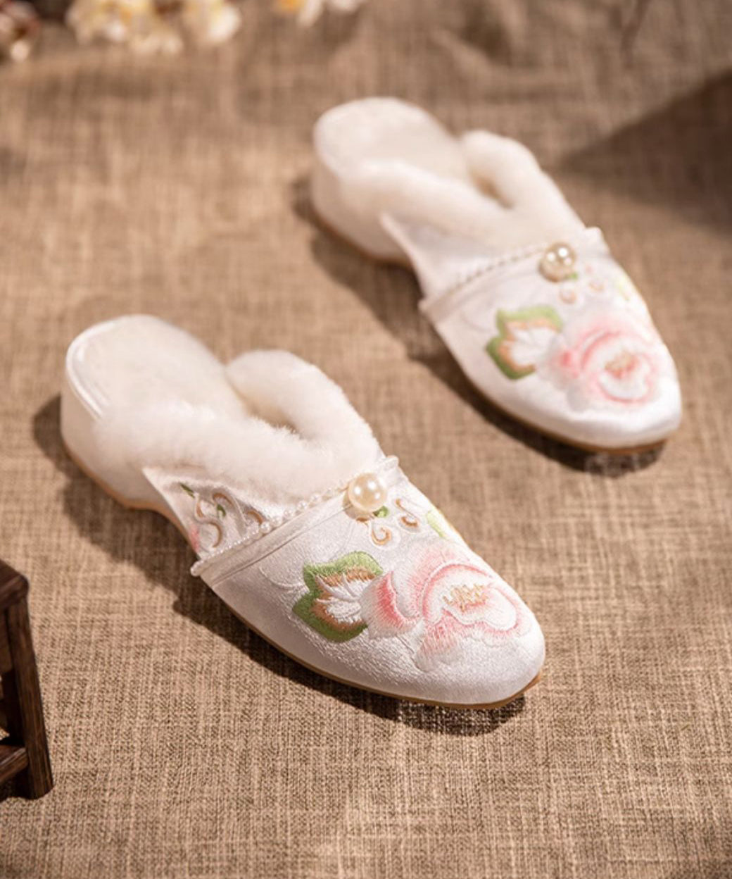 Vintage Inspired Orthopedic Slippers