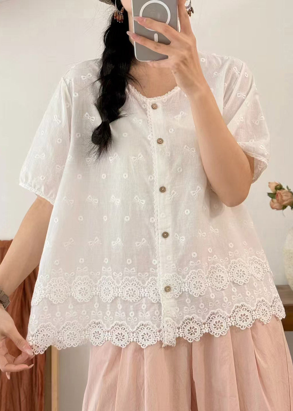 Vintage Inspired Blouse with a Contemporary Edge