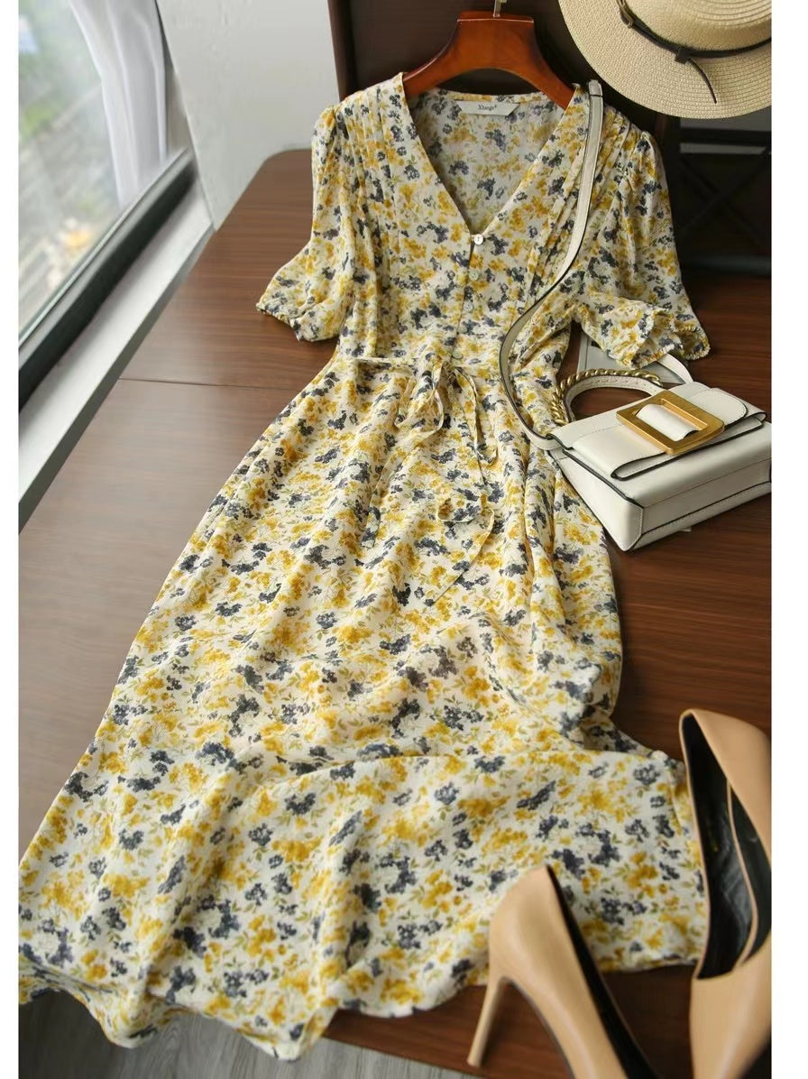 A Vintage Style Dress with Delicate Timeless Details