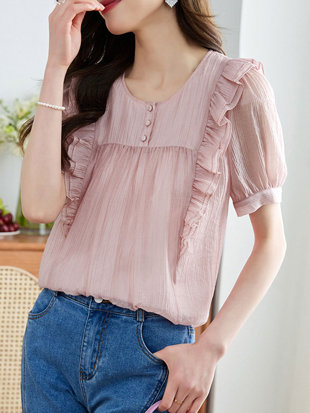 Vintage Inspired Blouse with a Contemporary Edge