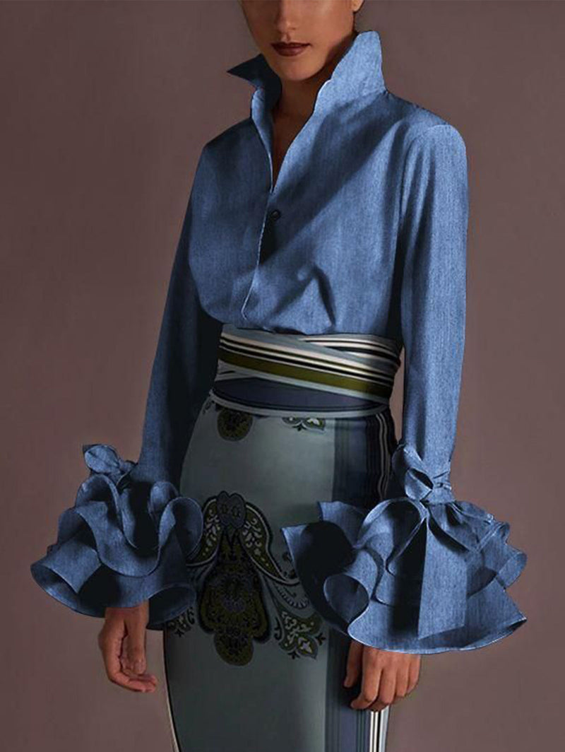 A Vintage Style Shirt with Delicate Timeless Details