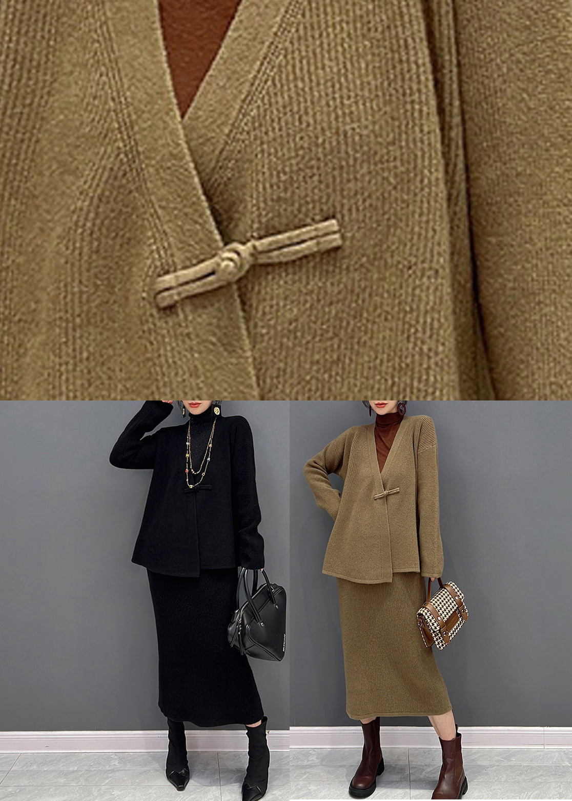 Classic Vintage Cardigan with a Flattering Fit