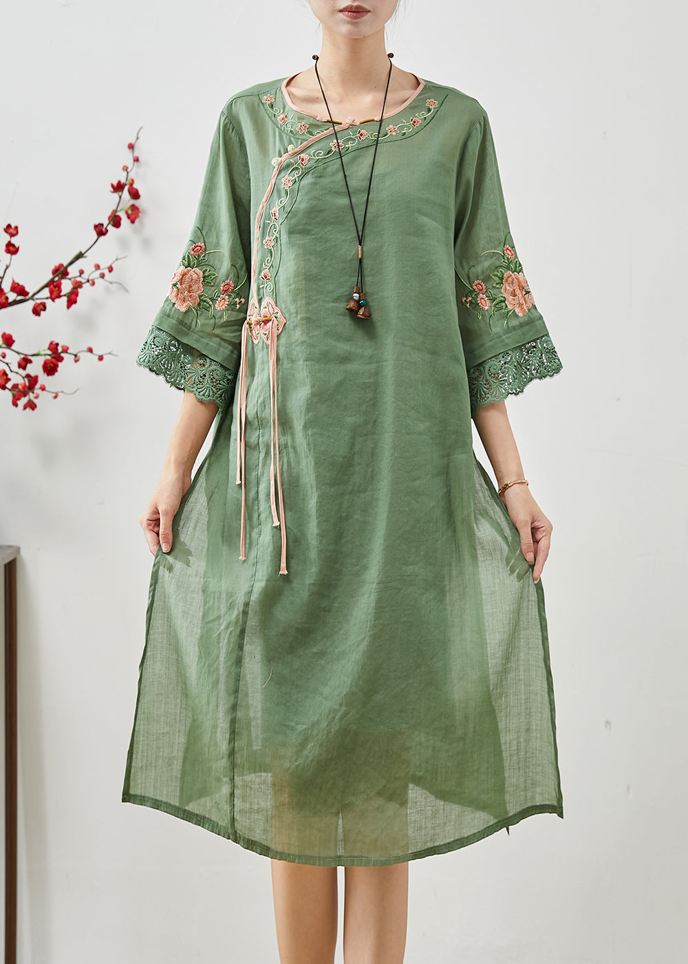 A Vintage Style Dress with Delicate Timeless Details