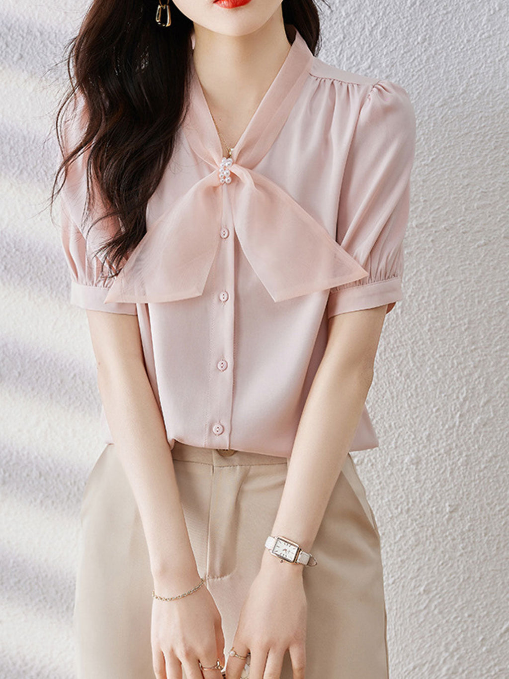 A Vintage Style Shirt with Delicate Timeless Details