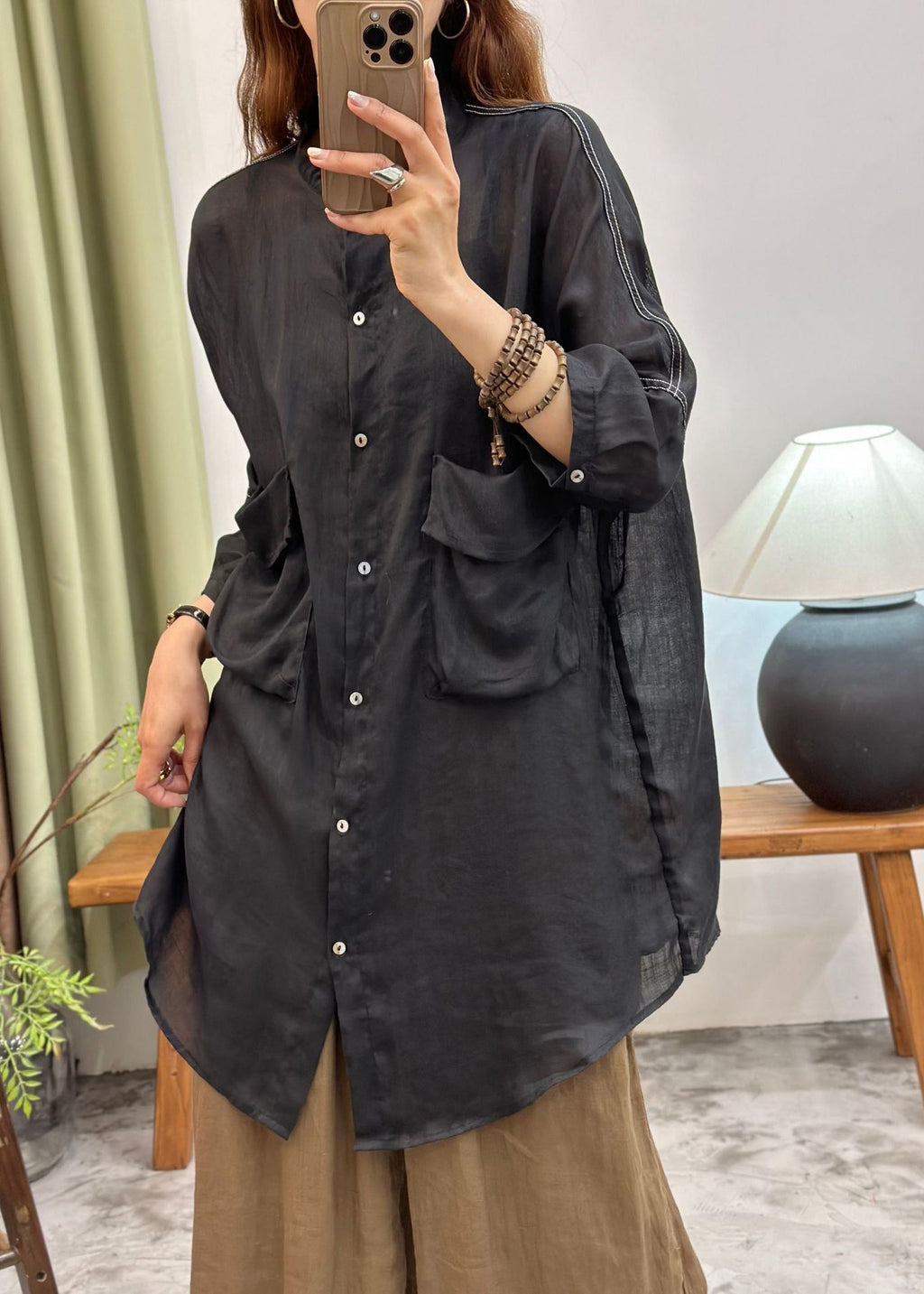 A Vintage Style Shirt with Delicate Timeless Details