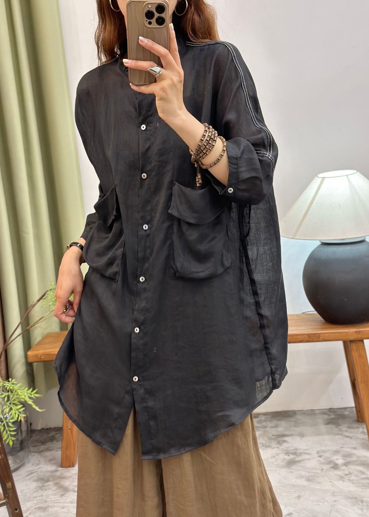 A Vintage Style Shirt with Delicate Timeless Details