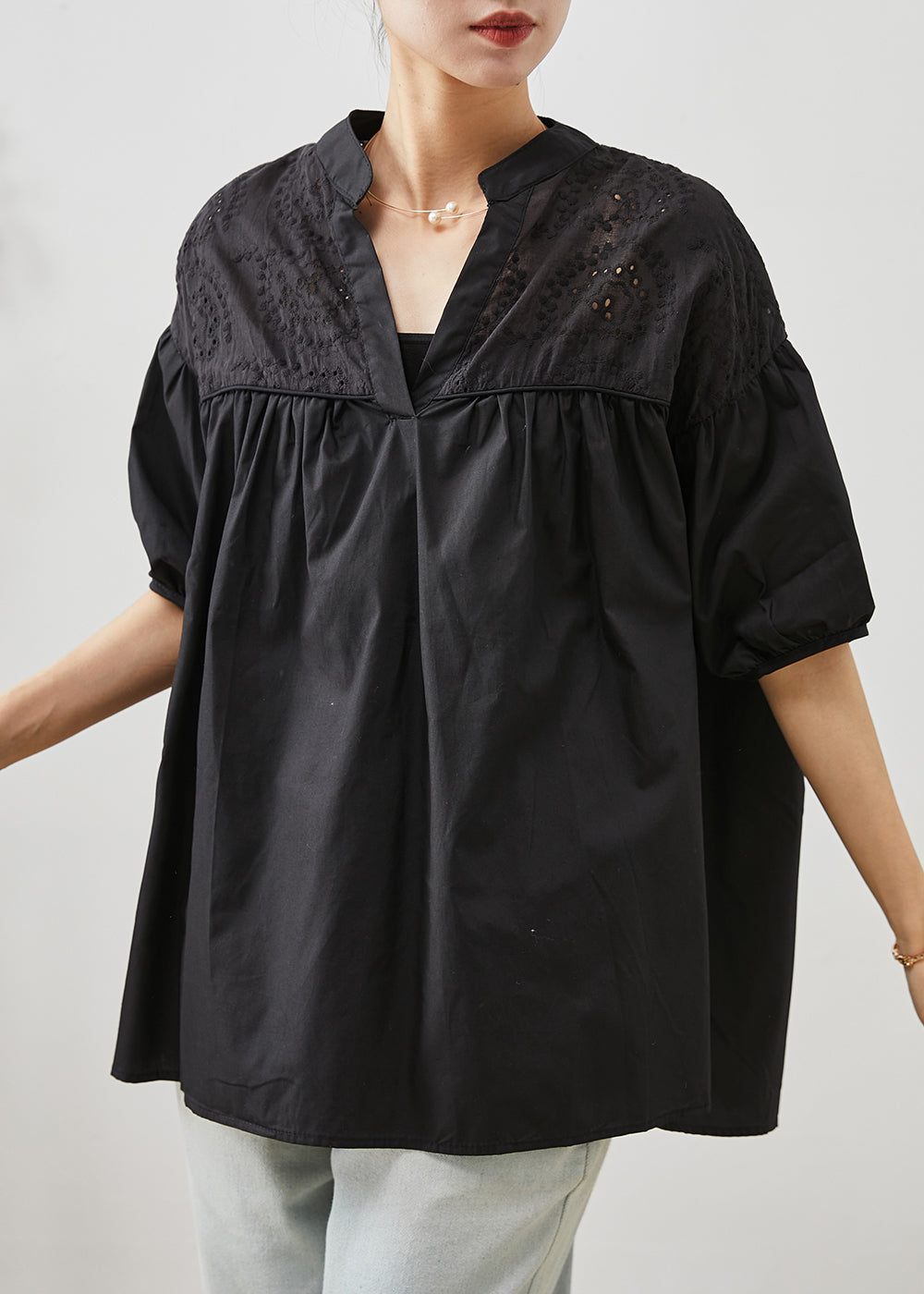 A Vintage Style Blouse with Delicate Timeless Details