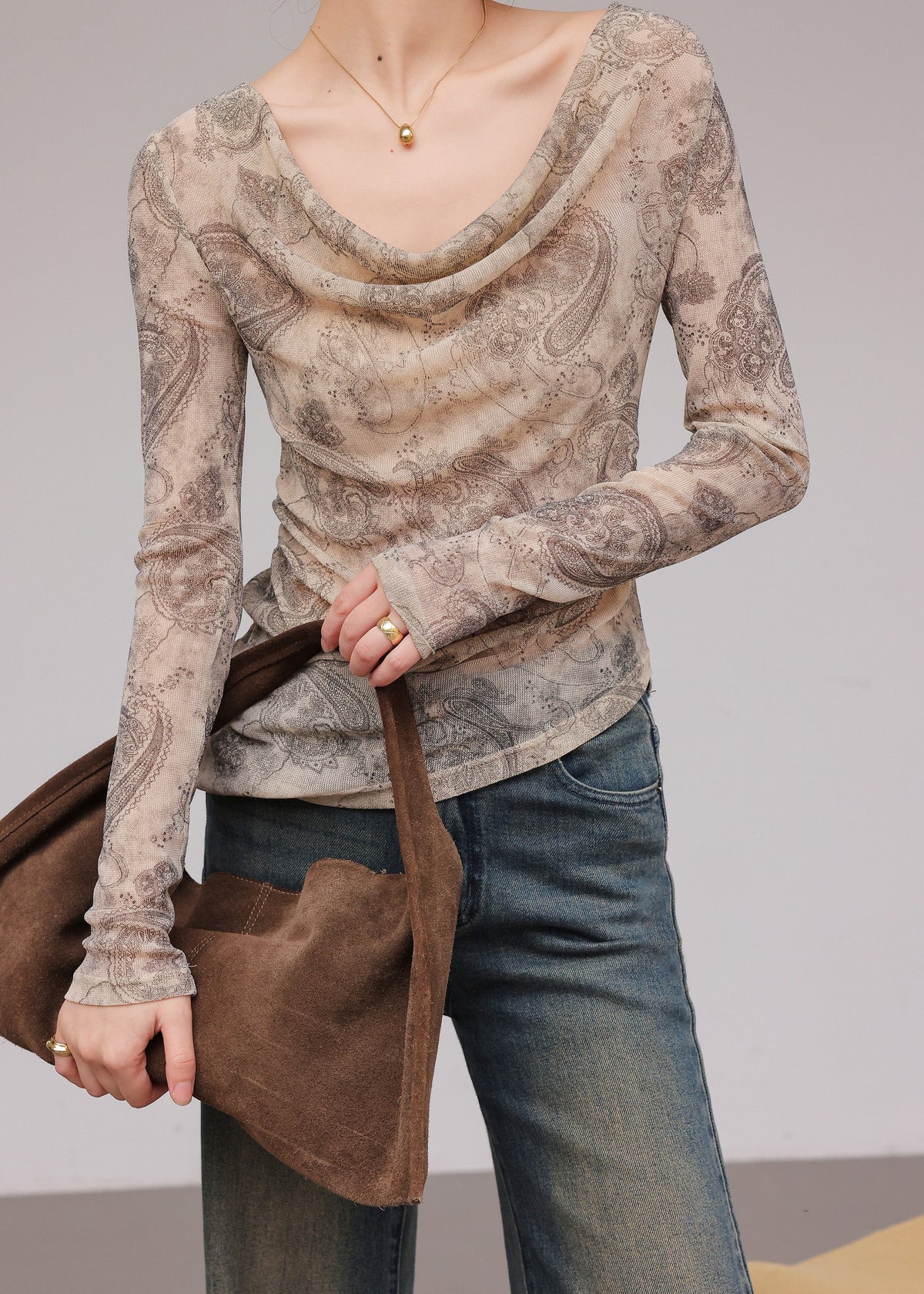 A Vintage Style T-Shirt with Delicate Timeless Details