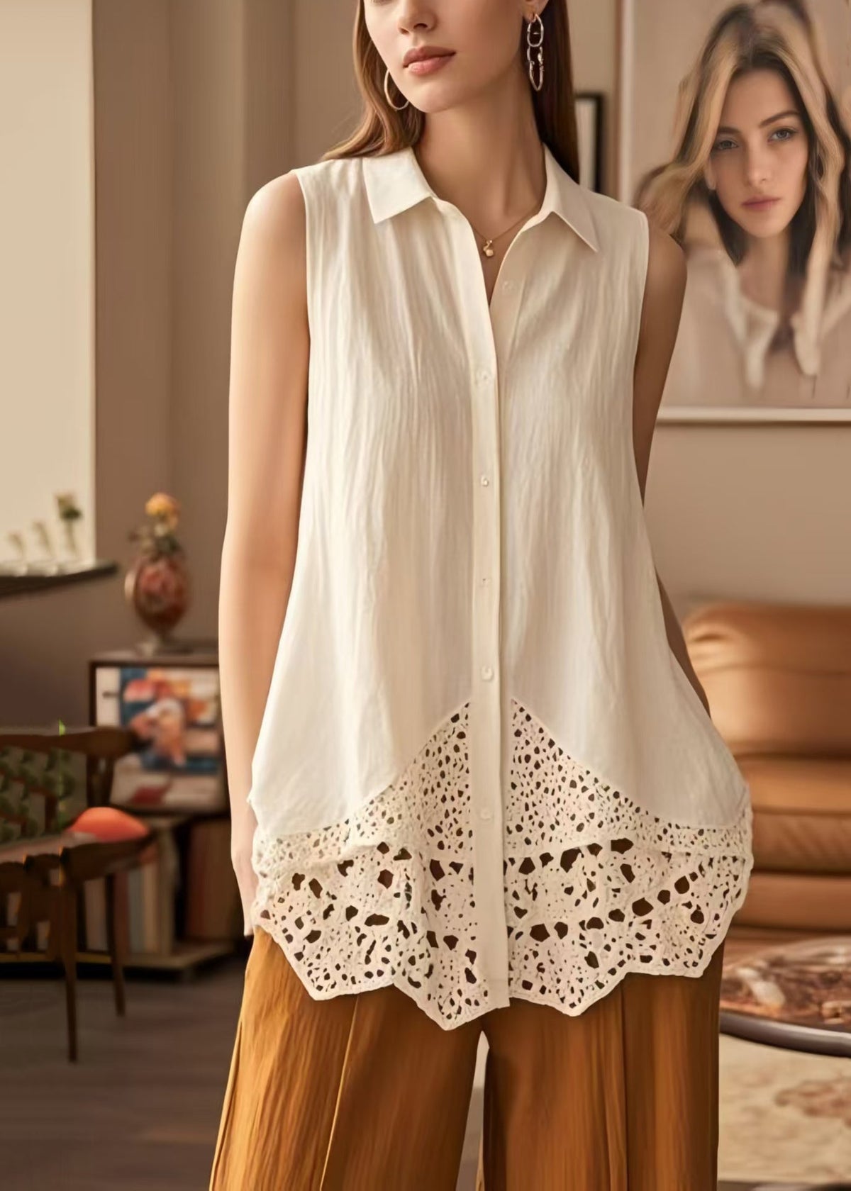 Beautifully Finished Blouse in a Timeless Design