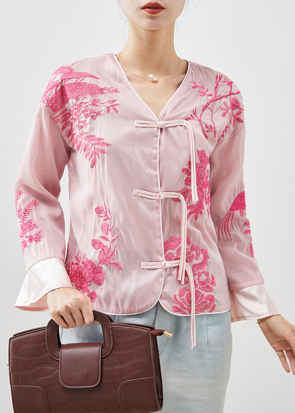 Classic Vintage Blouse with a Flattering Fit