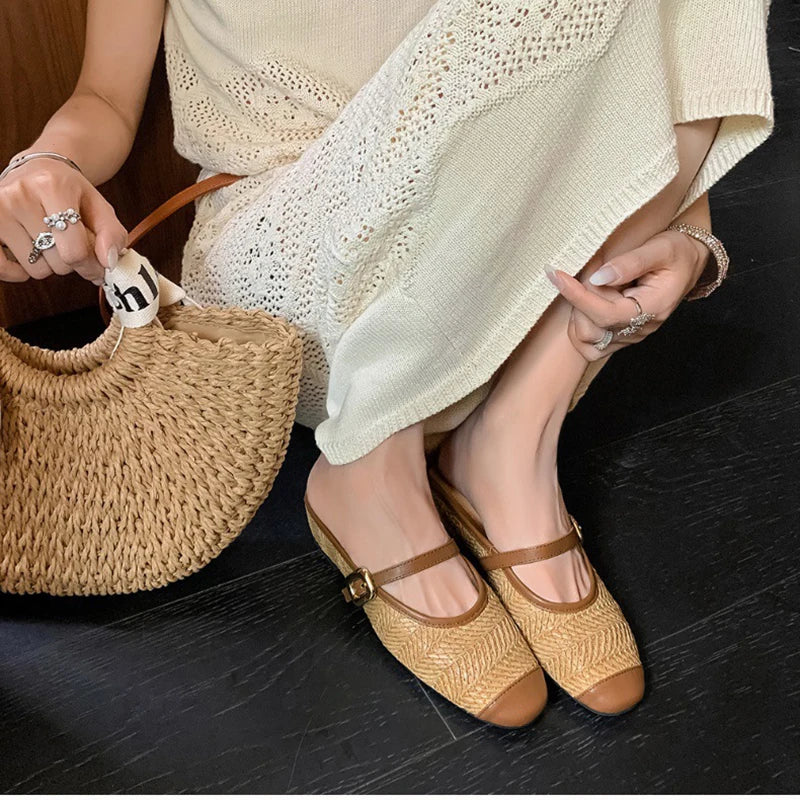 Vintage Inspired Orthopedic Flats