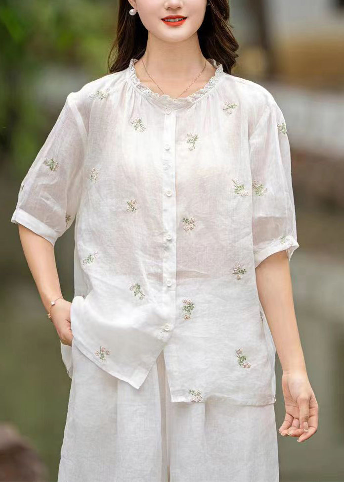 A Vintage Style Blouse with Delicate Timeless Details