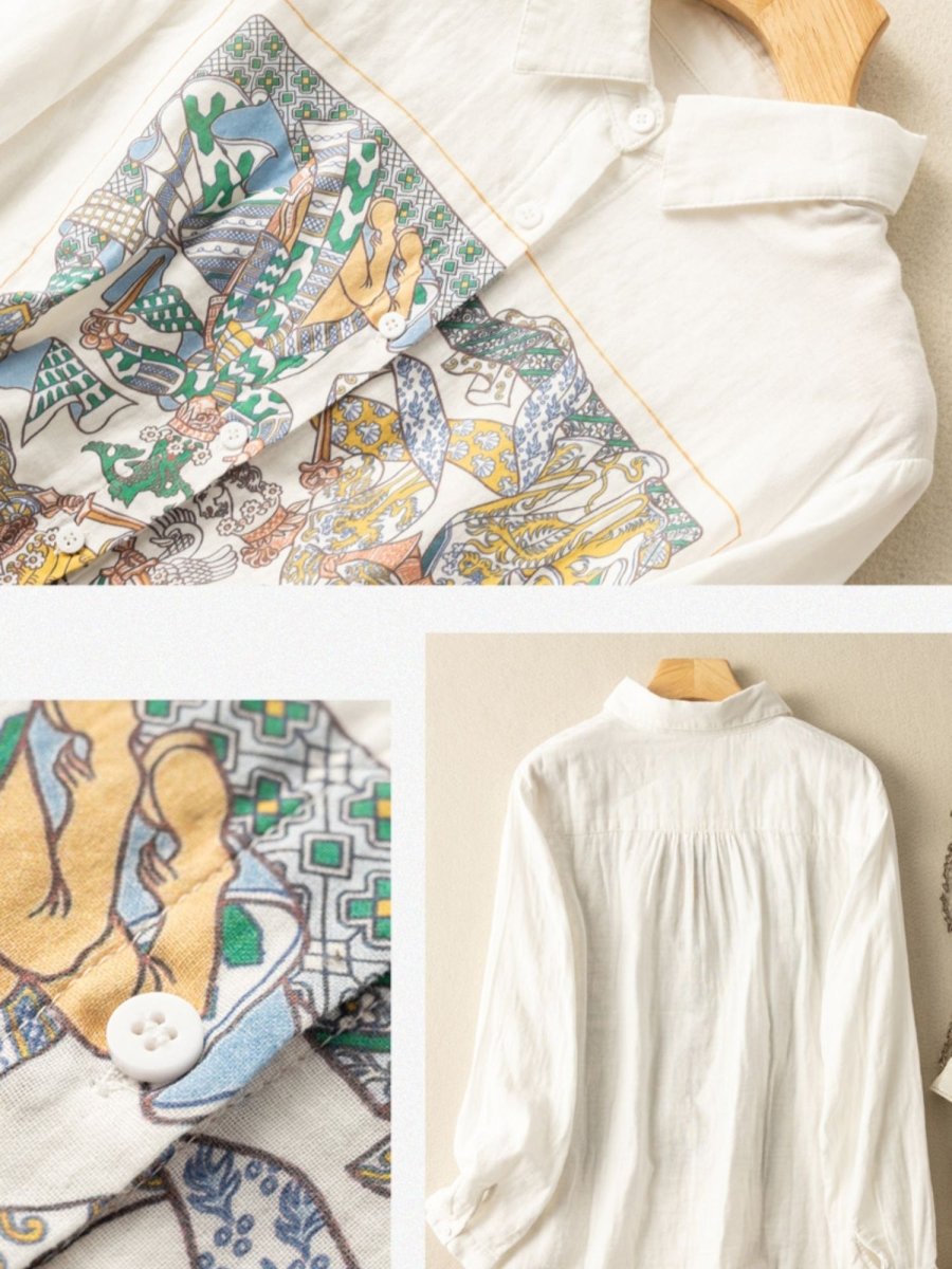 Well Tailored Blouse with a Graceful Silhouette