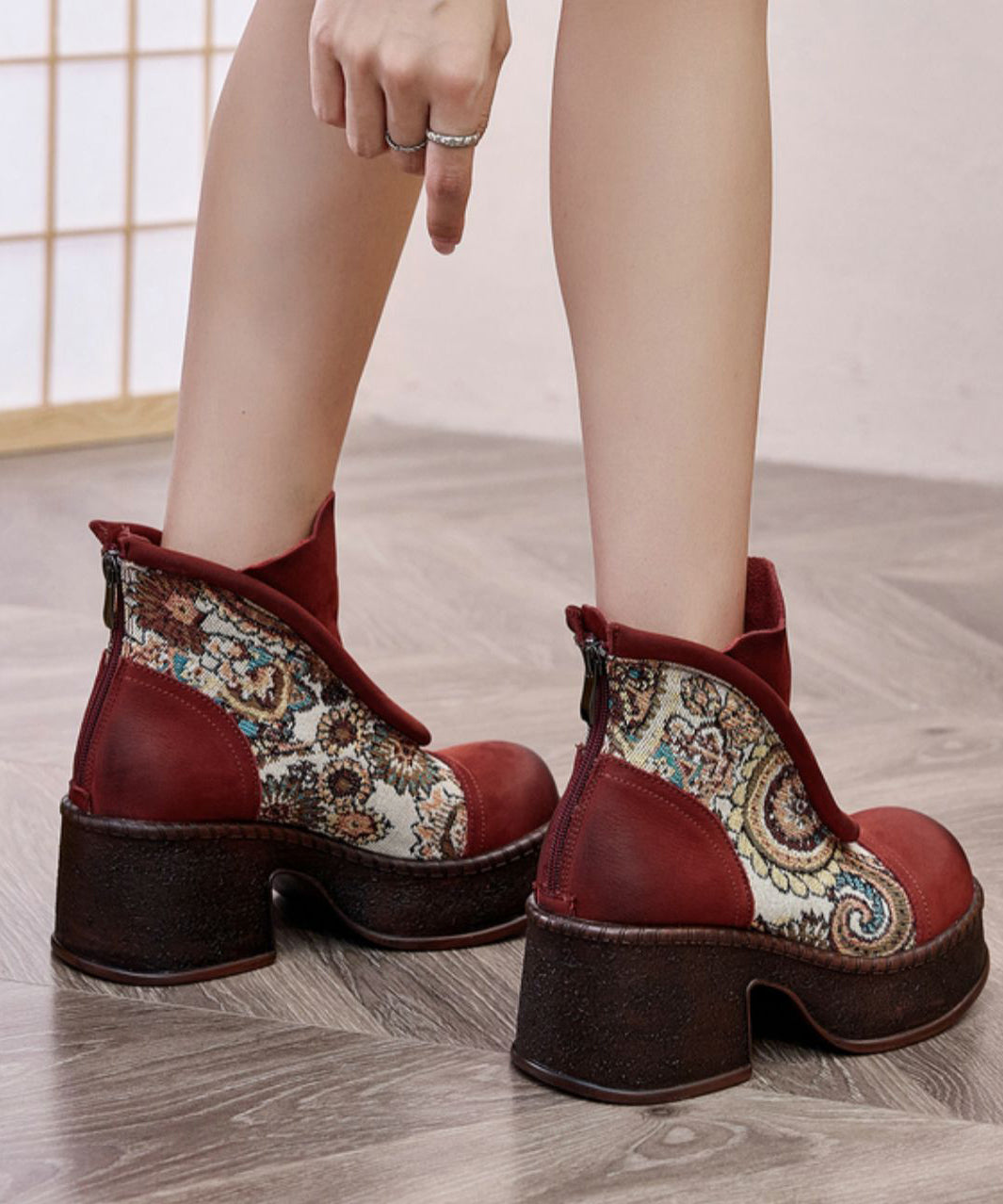 Vintage Inspired Orthopedic Boots