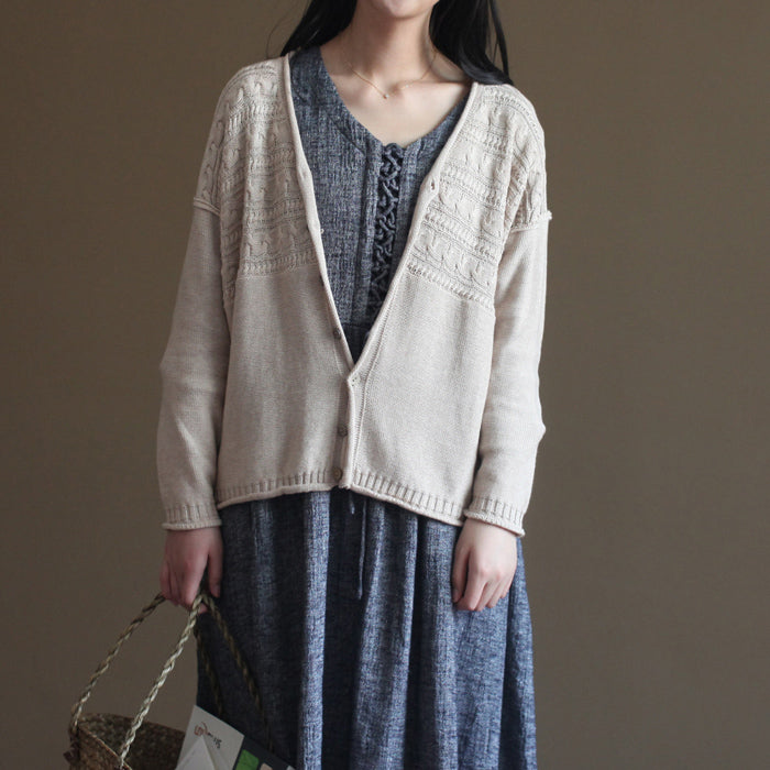 Classic Vintage Cardigan with a Flattering Fit