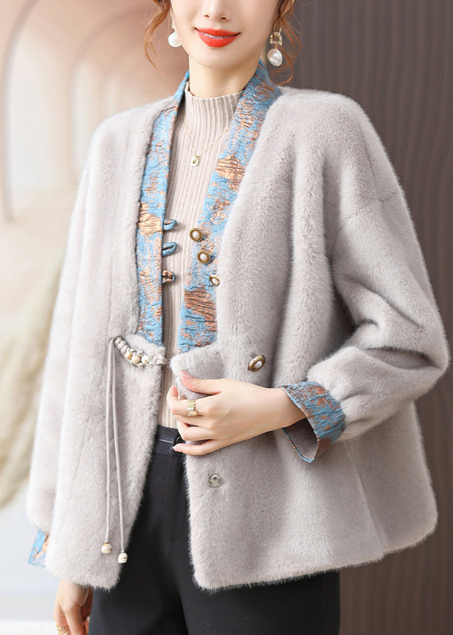 A Vintage Style Coat with Delicate Timeless Details