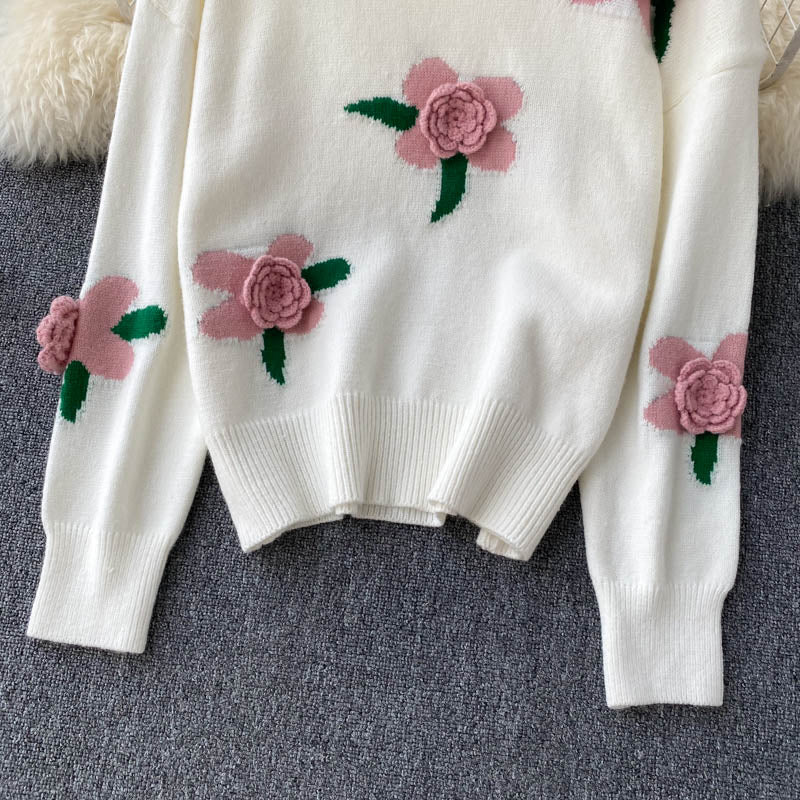 A Vintage Style Sweater with Delicate Timeless Details