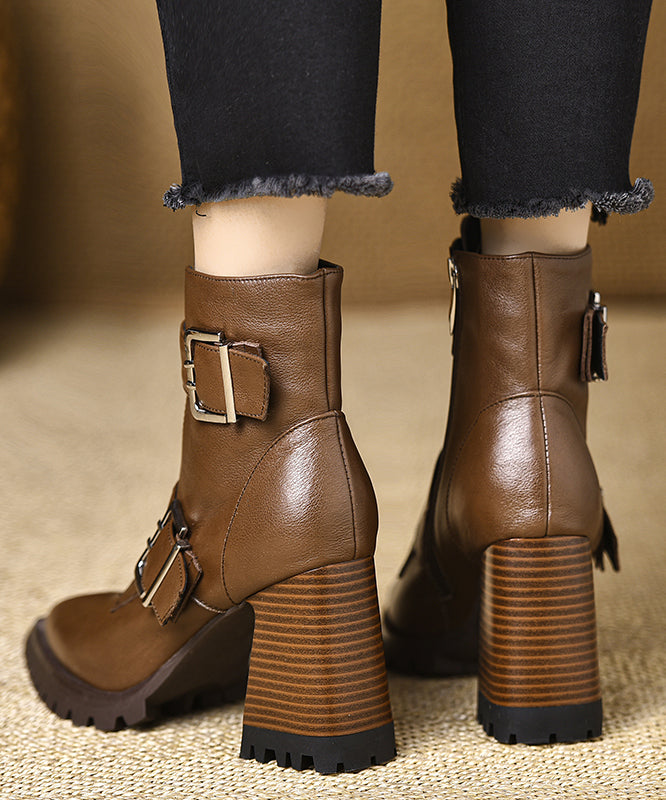 Vintage Inspired Orthopedic Boots