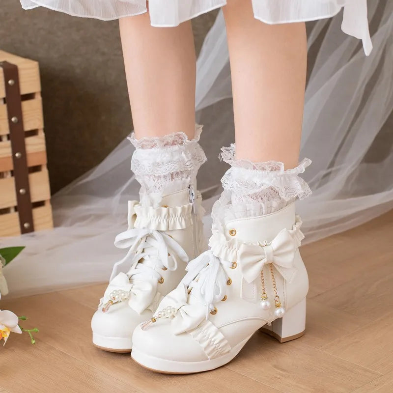 Vintage Inspired Orthopedic Boots