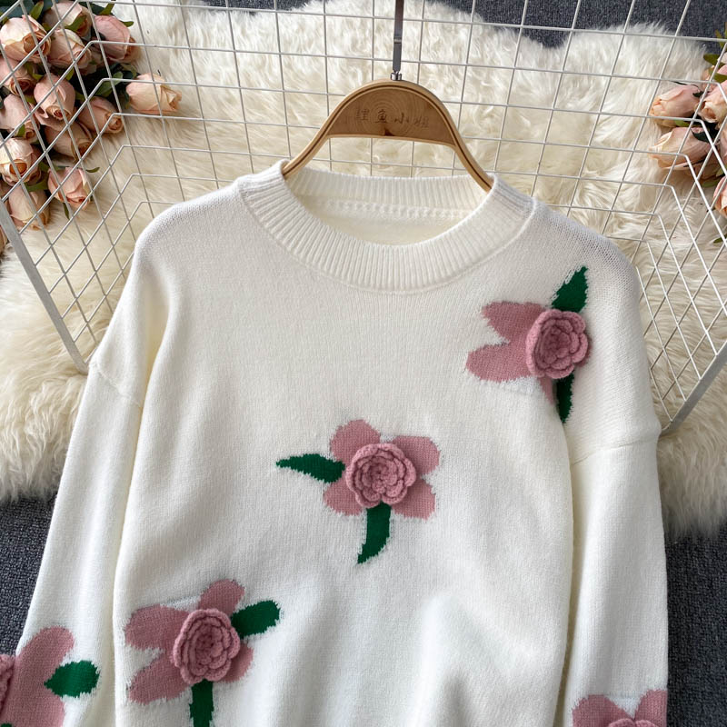 A Vintage Style Sweater with Delicate Timeless Details