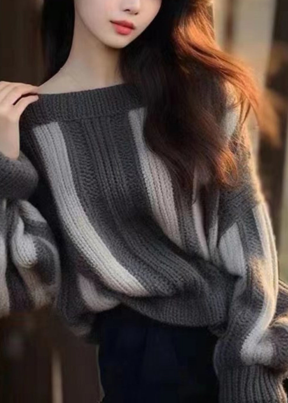 Classic Vintage Sweater with a Flattering Fit