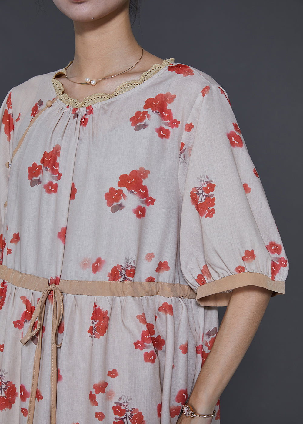 A Vintage Style Dress with Delicate Timeless Details