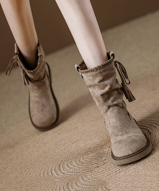 Classic Orthopedic Boots with Timeless Style