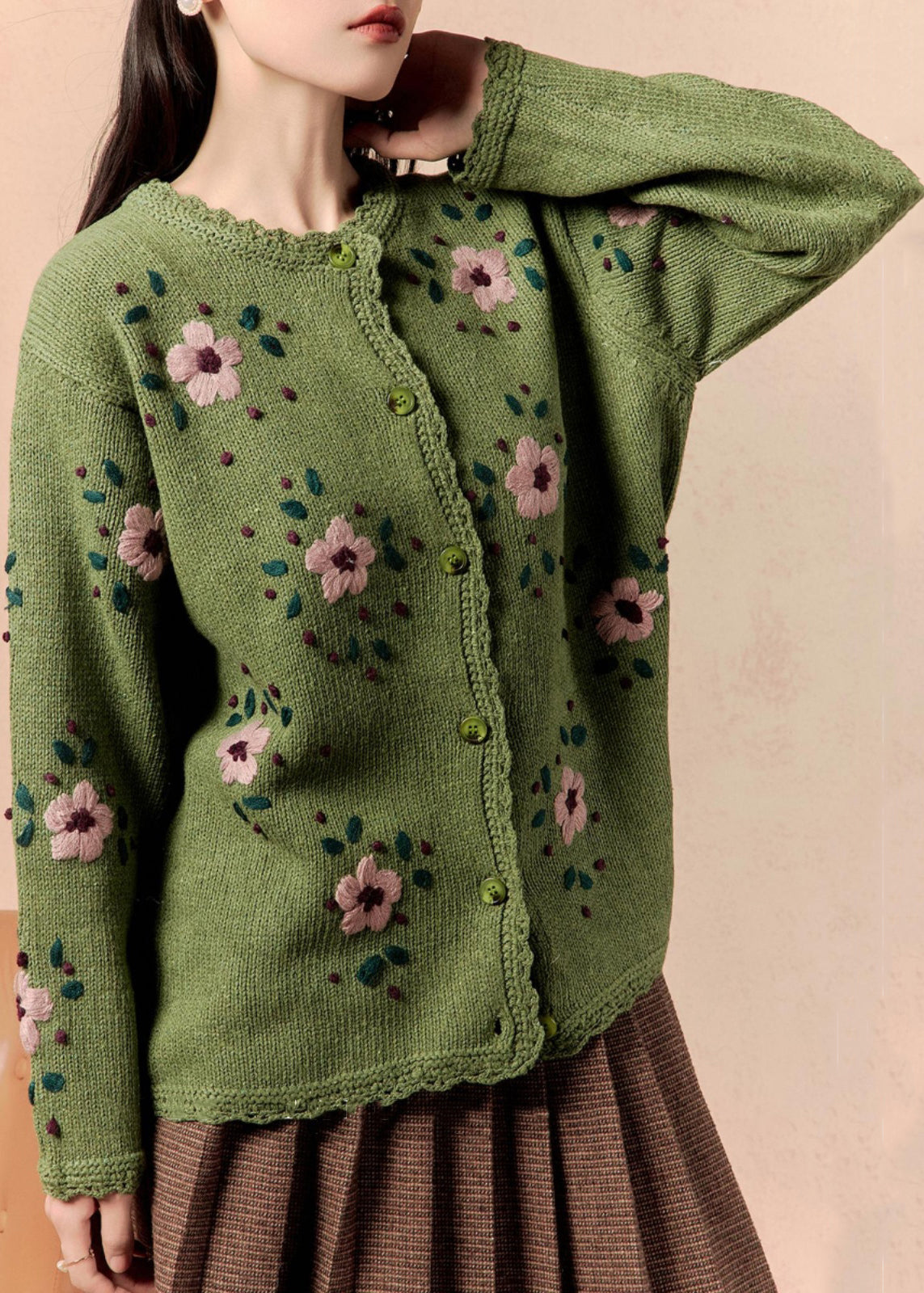 Vintage Inspired Cardigan with a Contemporary Edge