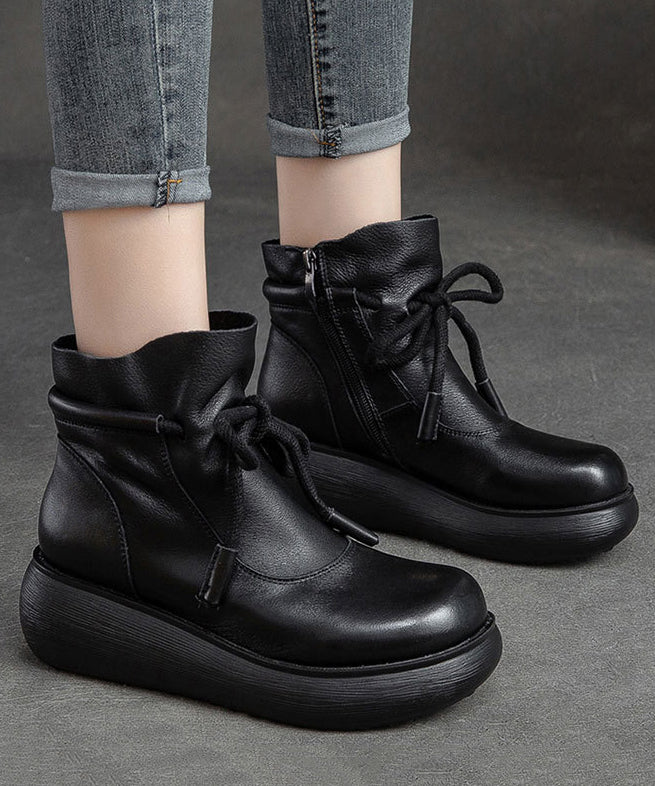 Classic Orthopedic Boots with Timeless Style