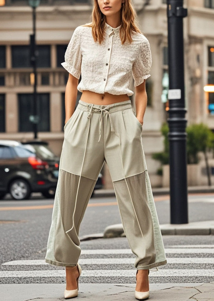 A Vintage Style Pants with Delicate Timeless Details