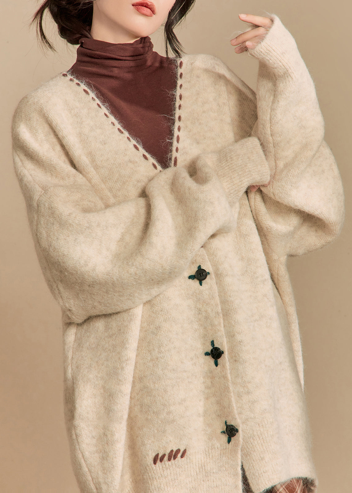 A Vintage Style Coat with Delicate Timeless Details
