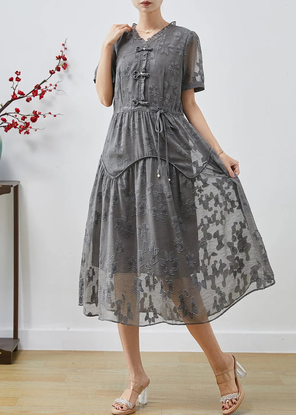 A Vintage Style Dress with Delicate Timeless Details