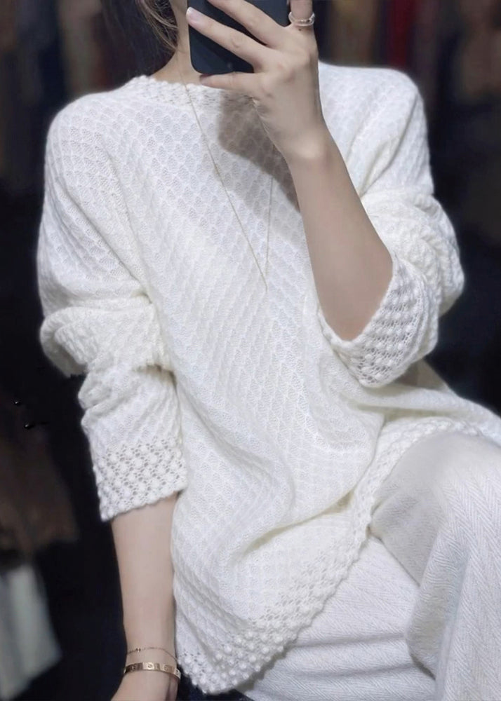 A Vintage Style Sweater with Delicate Timeless Details